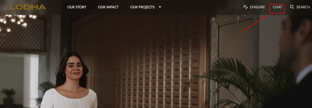 Lodha Group website chatbot