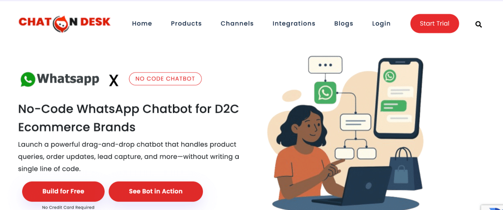 Chat ON Desk chatbot