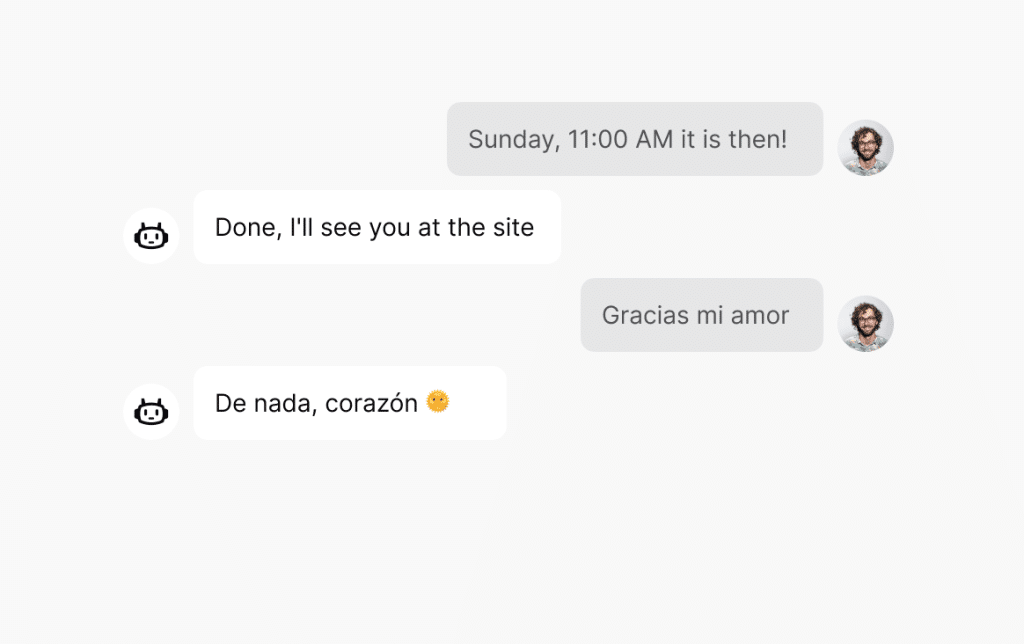 JoyzAI chatbot using multilingual and personalized responses