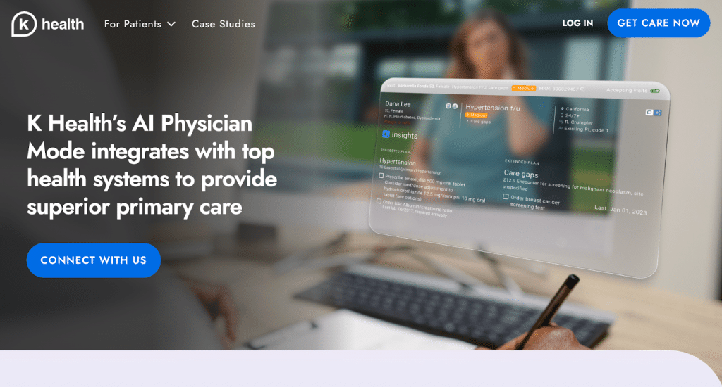 K Health's AI Physician Mode provides superior primary care