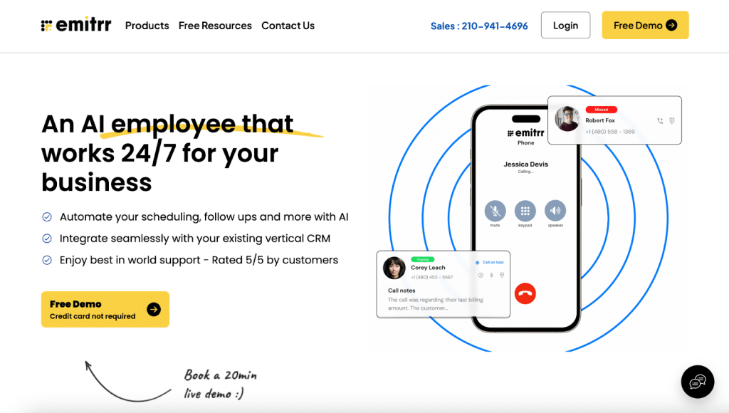 Emitrr in best real estate chatbot