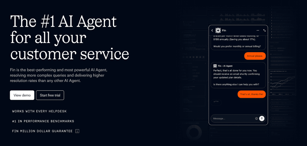 Fin is a powerful AI agent for all your customer service needs.