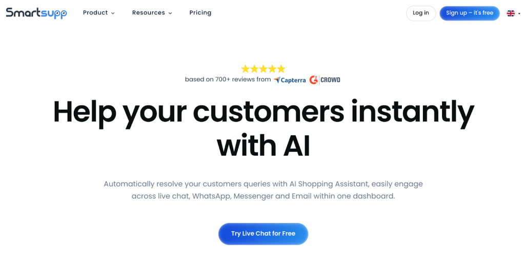 Install Smartsupp to automate WordPress sales with AI